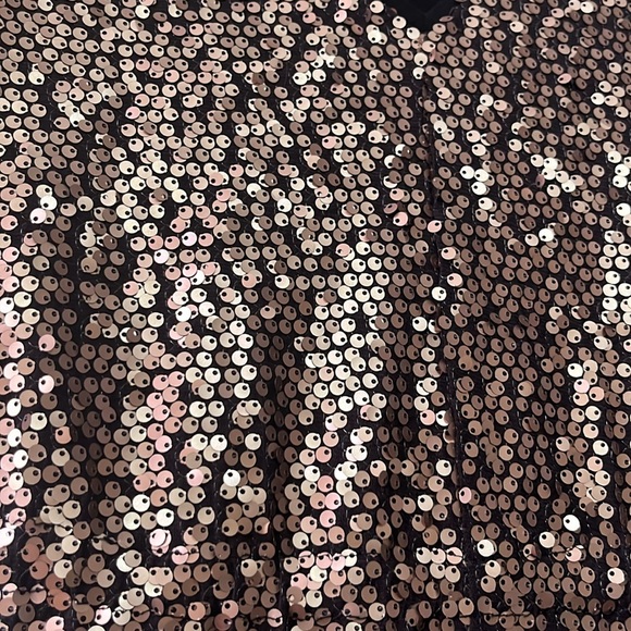 French Connection Bronze sequin mini dress - Picture 2 of 8